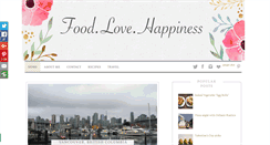 Desktop Screenshot of foodlovehappiness.com